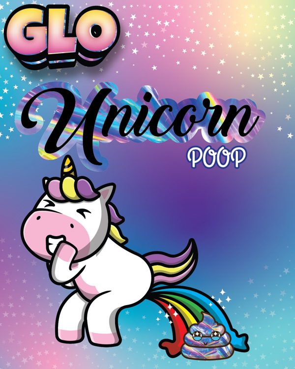 GLO unicorn art